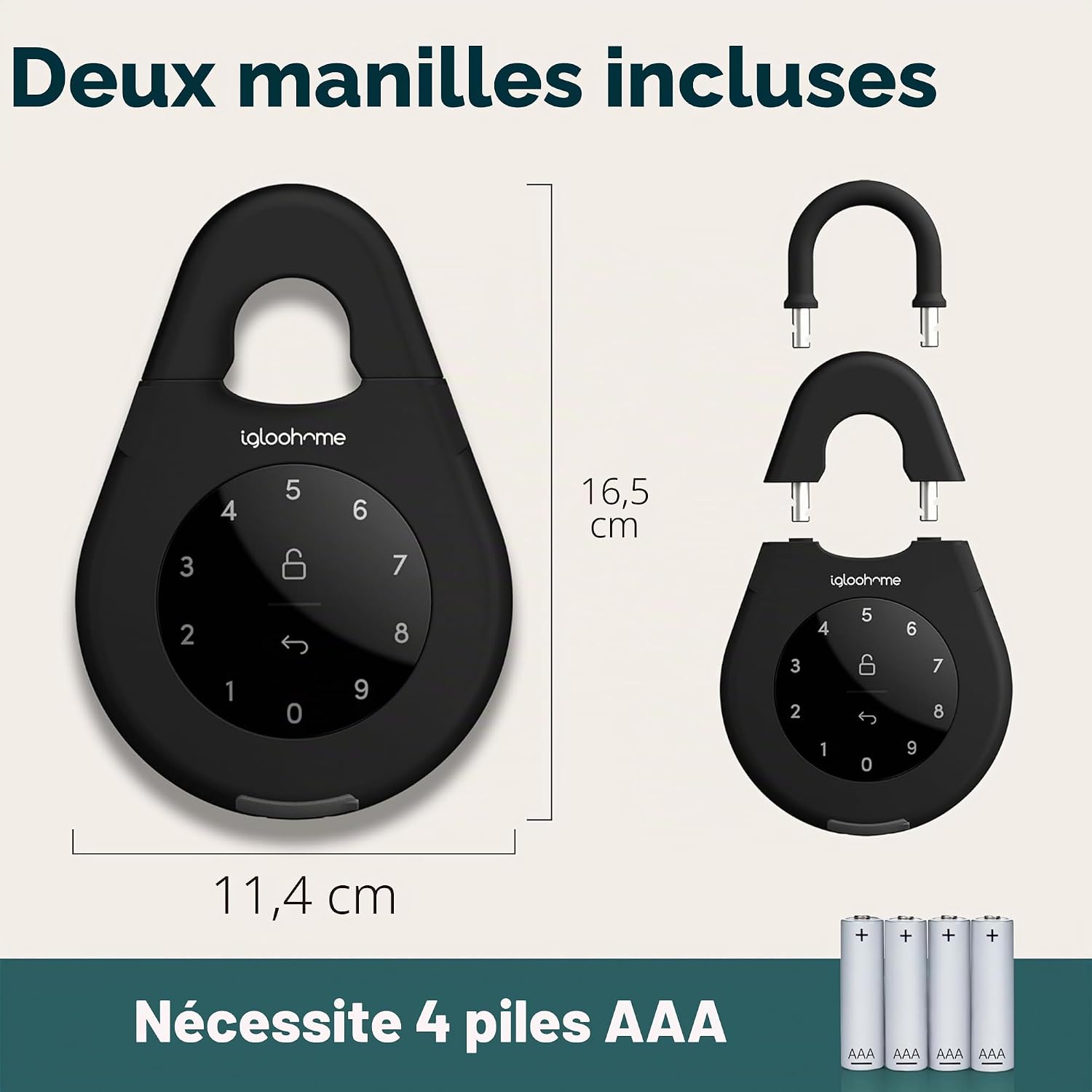 Boîte à clés connectée igloohome Smart Keybox 3