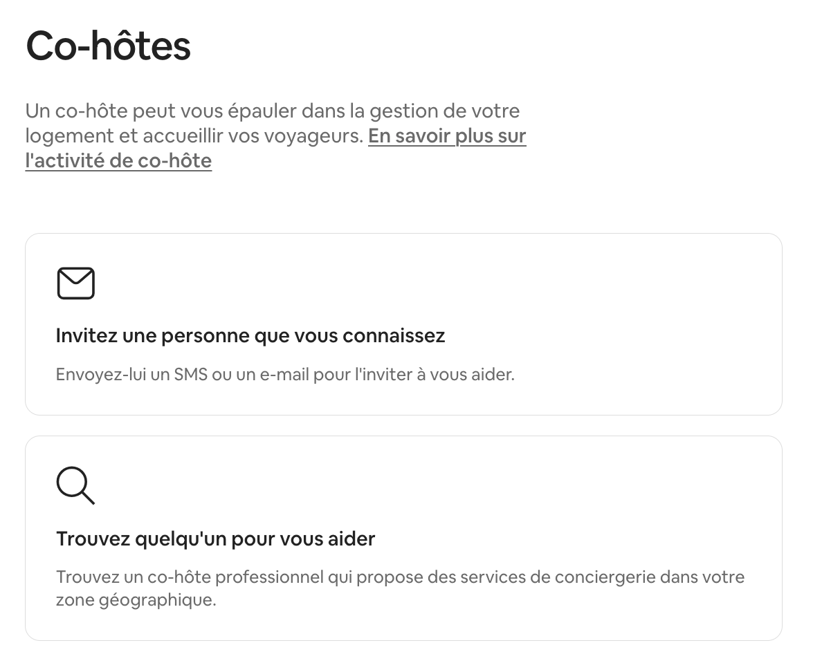 Plusieurs co-h&ocirc;tes affich&eacute;s sur la fiche d&rsquo;une annonce Airbnb