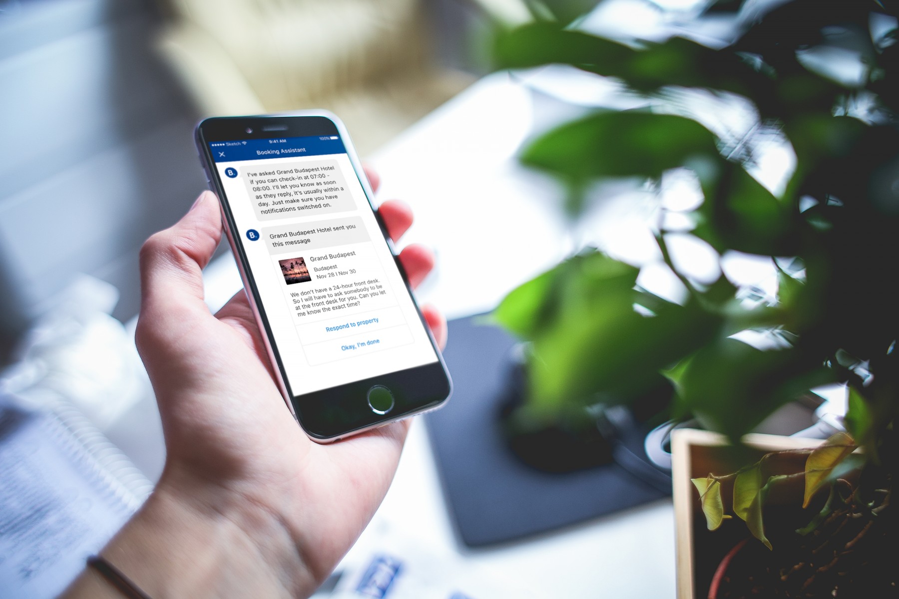 Centre d&rsquo;aide Booking partenaires indiquant l&rsquo;absence d&rsquo;e-mail direct