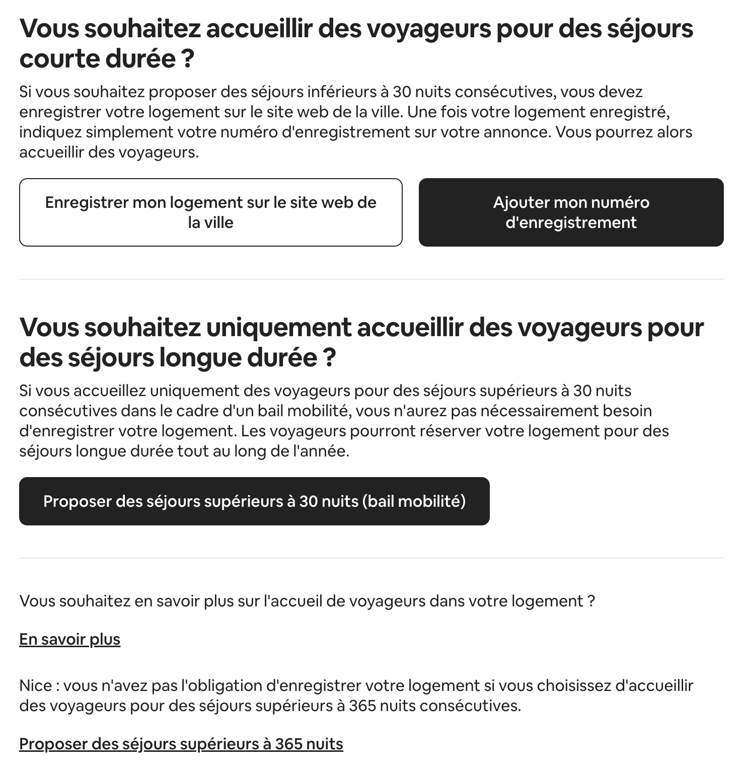 D&eacute;claration en mairie et num&eacute;ro d'enregistrement Airbnb